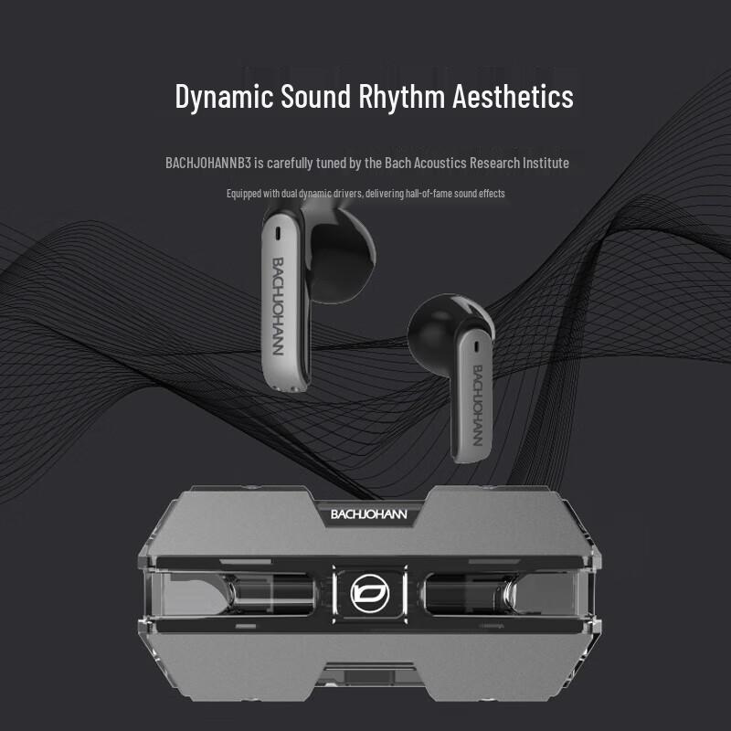Bach John Mecha-Style Wireless Bluetooth Earbuds