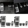 Edelstahl-Pedalabdeckung für Volkswagen VW Golf 7 8 GTi MK7 Polo A05 Passat B8 Skoda Kodiaq Rapid Octavia 5E 5F A7 2014–2023