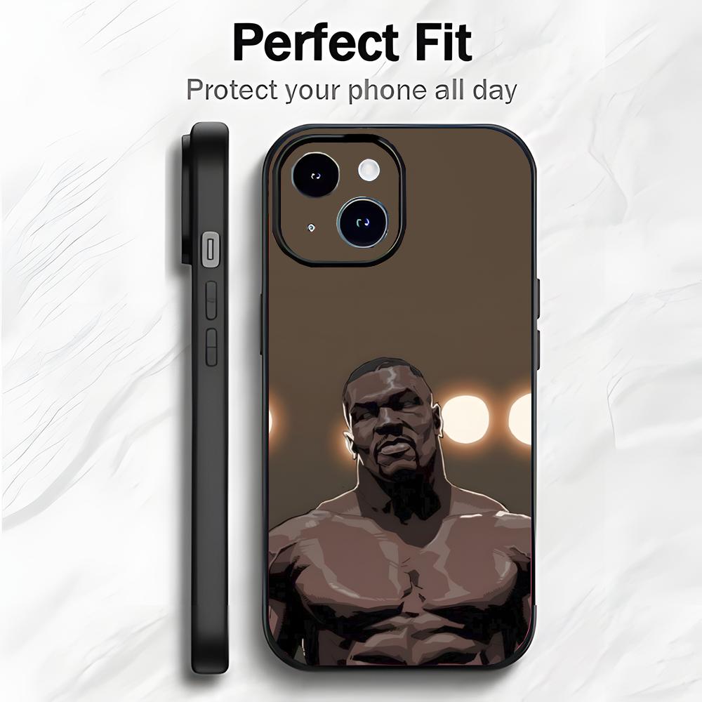 Powerful Boxing Legend M-Mike Tyson Phone Case Phone Case Soft Packaging Lightweight For iPhone17 16 15 14 13ProMax