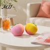 Giant Peach Stress Relief Toy Toy, Realistic Large Squeeze Simulated Fruit Sensory Desk for Adults & Kids TPR Ball