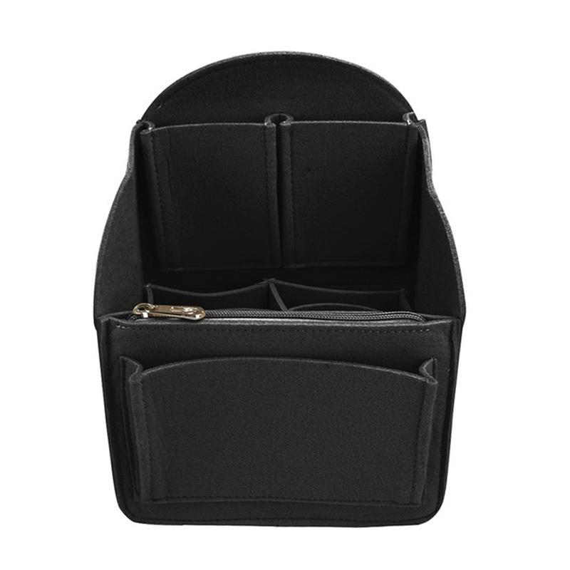 Large Capacity Felt Bag Insert Liner Soft Durable Portable Travel Organizer for Shoulder Handbag Tote Purse Daily Use