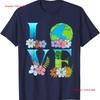 Love World Earth Day Planet for Unisex Women Kids T Shirt Vintage Washed Stylish Top For Everyday Wear Slightly Versatile