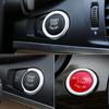 Schwarz Silber Auto Zubehör Motor Zündung Start Stop Push-Schalter AUS-Taste Abdeckung Für BMW X3 X4 Serie F25 f26
