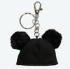 Mickey Mouse Cap Tokyo Disney Resort Fun Black Pom-Pom Keychain, Exclusive, Cap,