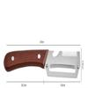 Vegetable Peeler Multi Function Stainless Steel Fruit Knife Wooden Handle Kitchen Cooking Tool Sharp Cutter