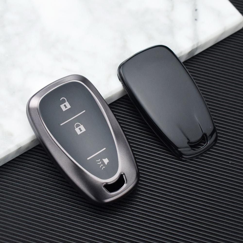 2/3/4 Button TPU Remote Car Key Shell Cover for Chevrolet Cruze Malibu Camaro Equinox Smart Key Case Fob Body Housing