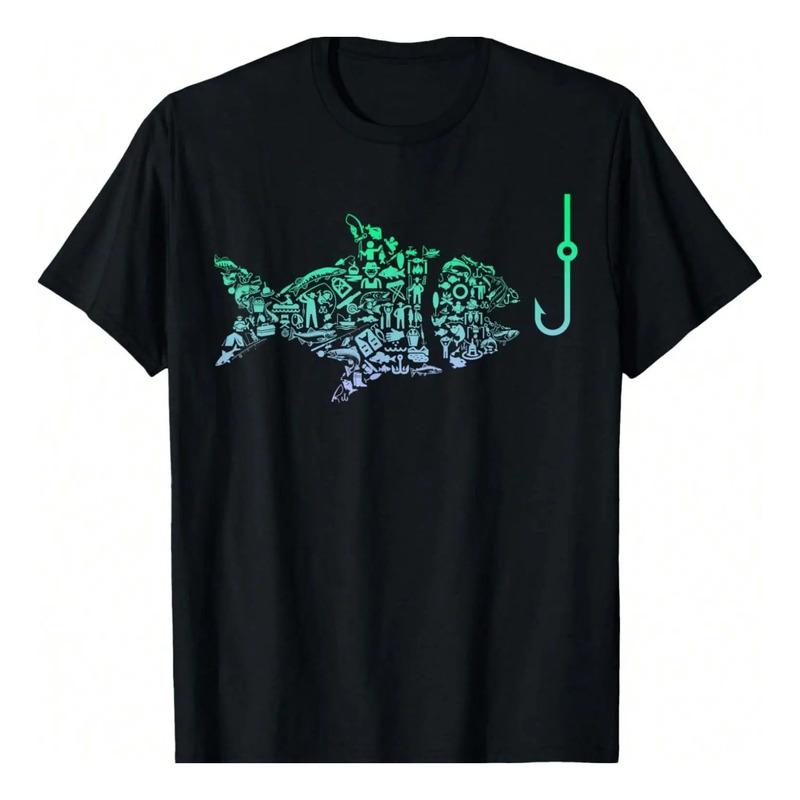 Camiseta De Pesca Fish Youth Para Ni?os S