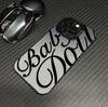 Creative and stylish Black letter phone case for iPhone 16 15 14 13 12 11 Pro/ Max/Plus anti-fingerprint shock-proof rear cover
