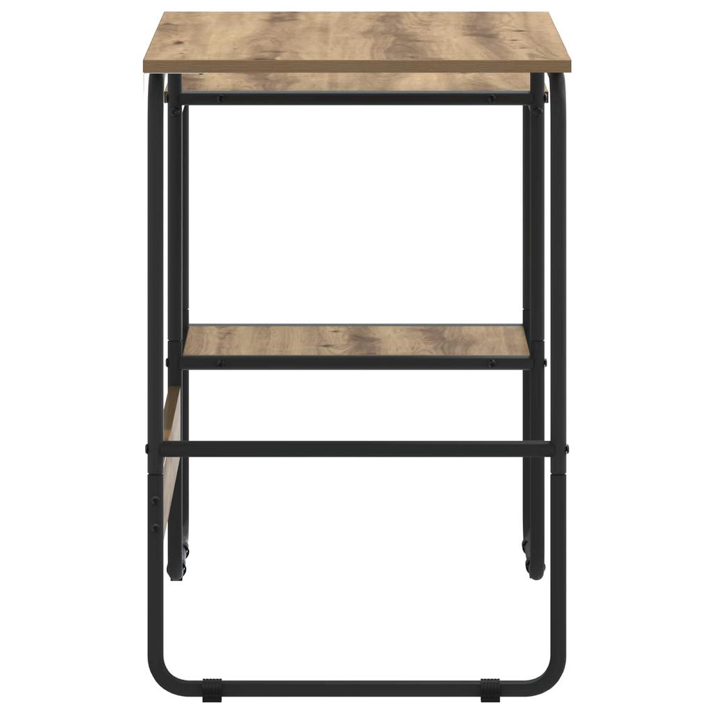 Desk with Storage Space Artisan Oak 100 x 50 x 75 cm