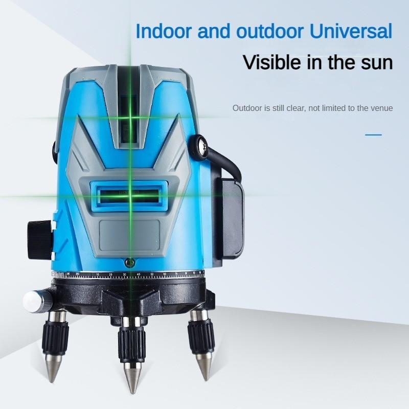 2/3/5 Line Green Light Laser Level High Precision Auto Self Leveling Strong Light Level 360° Horizontal and Vertical Cross Laser Projector 135 * 195mm