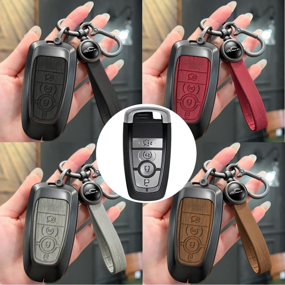 4 Buttons Car Remote Key Case Cover Shell Fob For Ford Edge Fusion Mustang Explorer F150 F250 F350 Ecosport Protector Holder Keyless