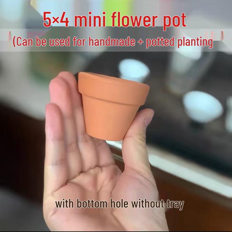 Terracotta Nordic Ceramic Flower Pot with Tray - Large, Coarse Pottery for Succulents and Pothos