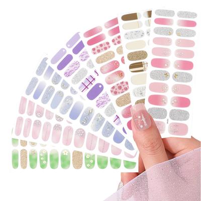 Japońskie naklejki do manicure wodoodporne imitacja diamentu złocenie motyl 22 folia do lakieru do paznokci naklejki na paznokcie
