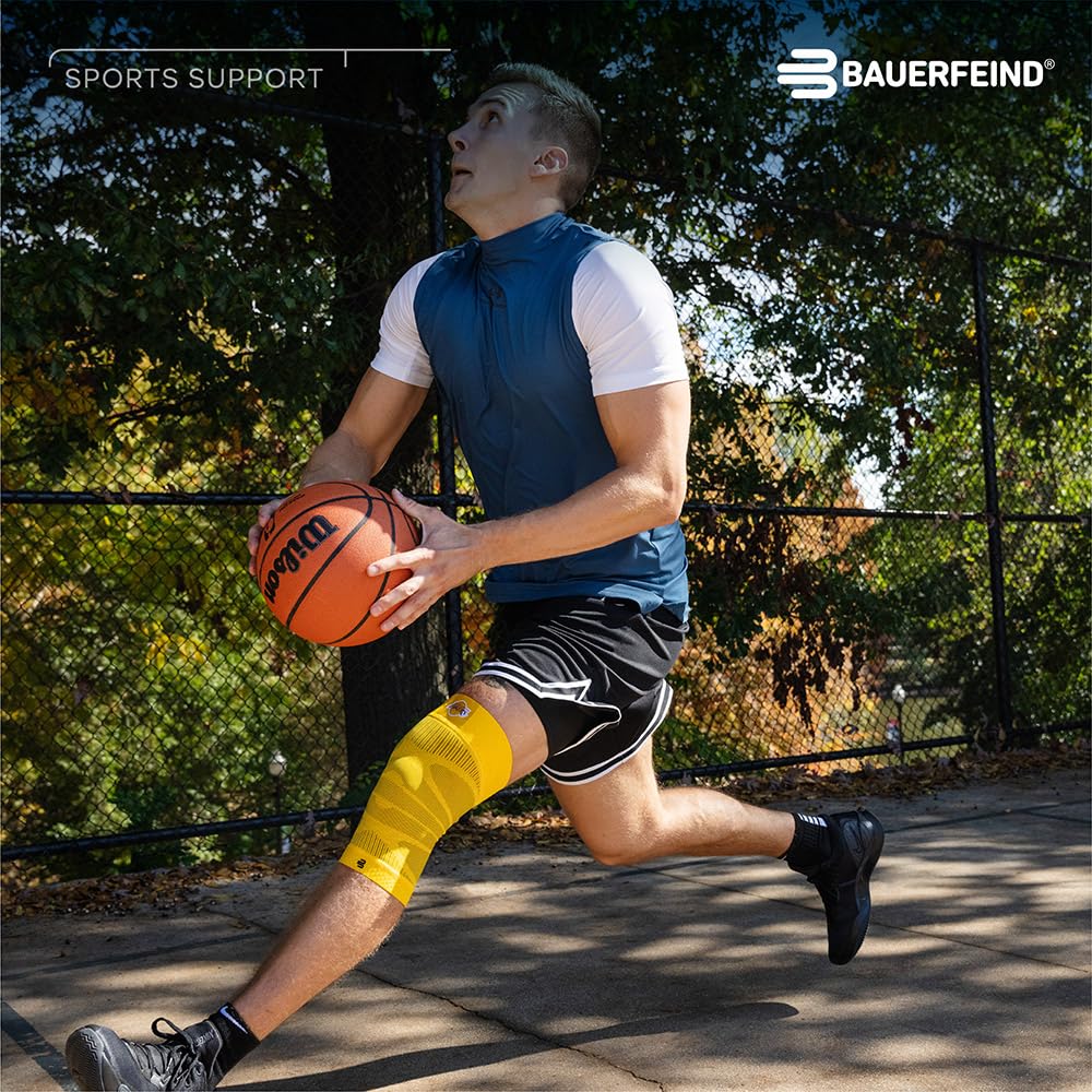 BAUERFEIND SPORTS COMRESSION KNEE SUPPORT NBA Compression Knee Support Knee Made in General Medical Compression Muscle Activation and Knee