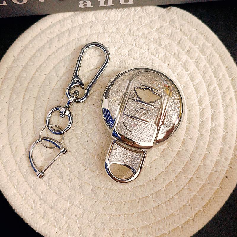 White Diamond Tpu Fit For Bmw Mini Cooper S Jcw One Series F54 F55 F56 F57 F60 Clubman Countryman Smart Auto Key Fob Cover Case Remote Mount Bag