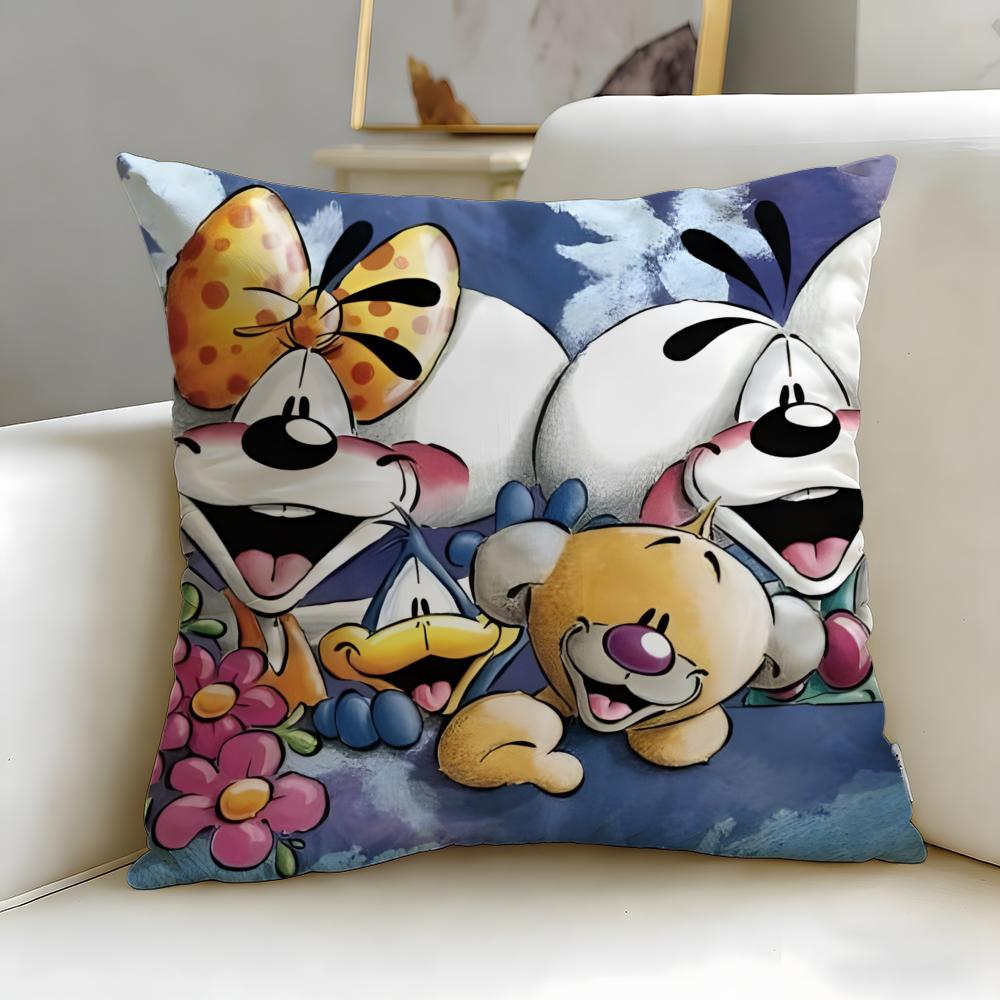 Klassischer Cartoon-Charakter Diddl Kissenbezug Weich & Leicht zu Waschen – Vielseitig für Sofa, Bett, Reise und Büro