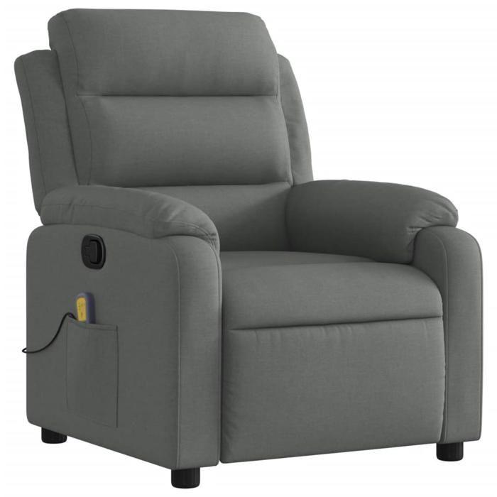 VidaXL Reclining Massage Armchair, Relaxation Chair with Footrest, Seat with Backrest and Armrests Living Room, 373475