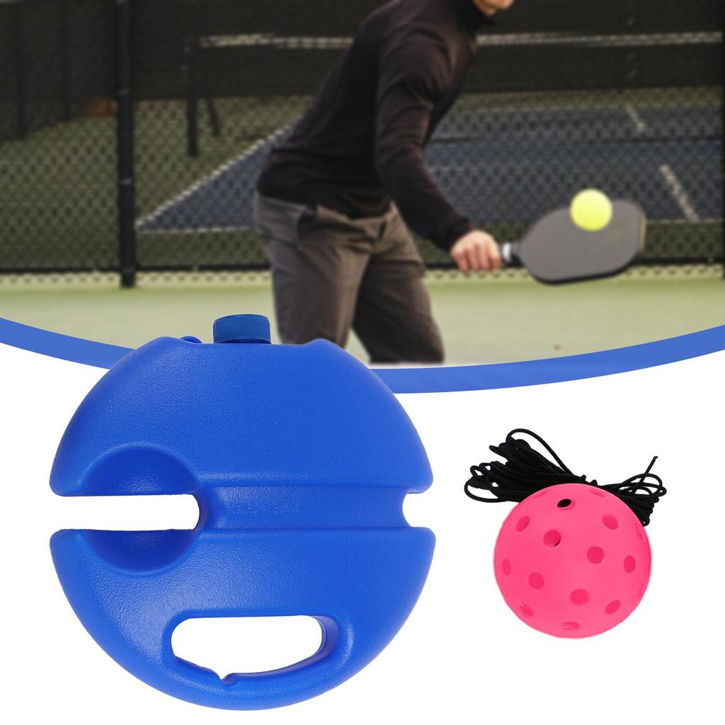 Pickleball Trainer mit 40 Löchern Pickleball Ball Partner Sparring Gerät Pickleball Zubehör für Sport Einzelspieler Kinder
