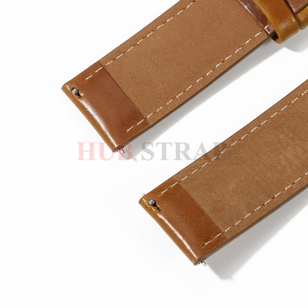 18mm 20mm 22mm 24mm Quick Release Comfortable Calfskin Watchbands Men's and Women's Smart Business Watch Band Watch Accessories