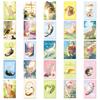 50PCS Cute Pet Cat Stickers - Healing Cartoon Animal DIY Journal Decor