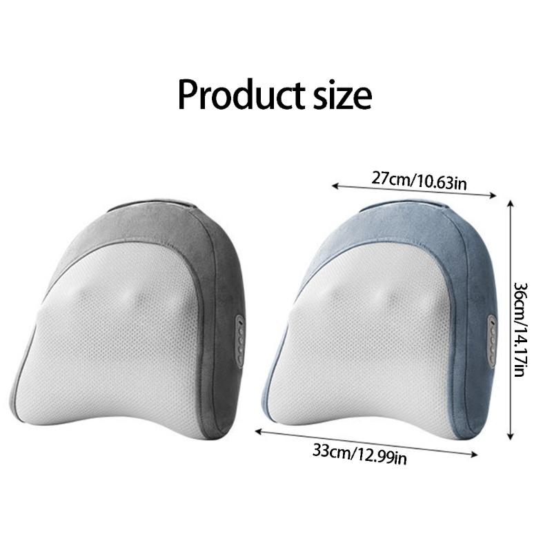 Massage Pillow,Neck and Back Massagers with Heat,Shiatsu Massage Pillow for Back,Shoulder Leg Foot Pains Stress Relax