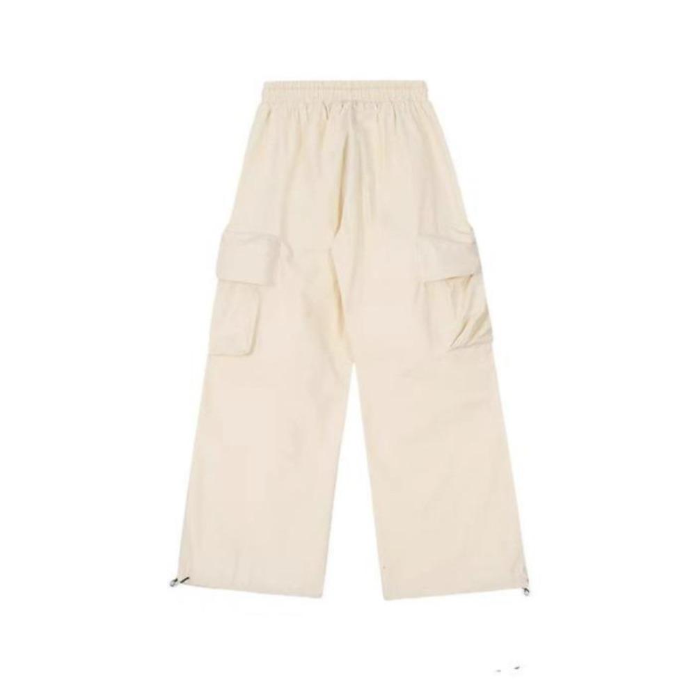 American Retro Hot Girl Cargo Pants, Women Loose Hip Hop Streetwear Trousers, Trendy Wide Leg Casual Dance Long Pants