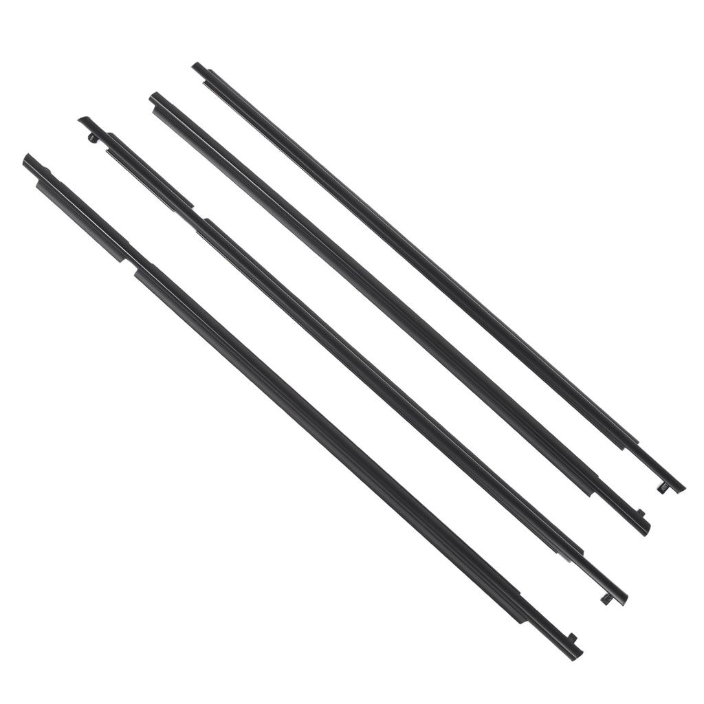4Pcs Window Seal Weatherstrip 75720 42030 Black Waterproof Sturdy Window Weatherstrip Belt Kit For RAV4
