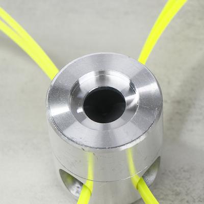 Uniwersalna aluminiowa głowica tnąca z czterema żyłkami tnącymi do podkaszarki do trawy, część zamienna narzędzia