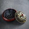 Large Ceramic Mosquito Coil and Incense Burner: Indoor Sandalwood and Agarwood Holder