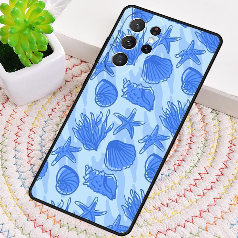 Seabed Shell Pattern TPU Phone Case For Samsung Galaxy Note 10 Pro S26 S25 S24 S23 S22 Ultra Plus S21 FE S20 Shockproof Cover