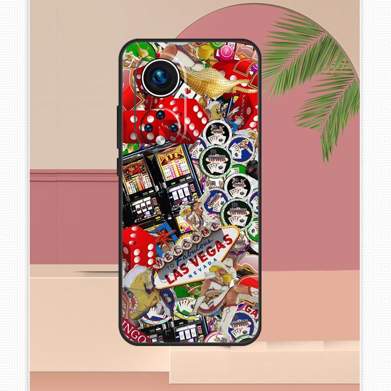 Las Vegas Casino Poker Case For Honor Magic 5 6 7 8 Pro Honor 400 Lite 200 X9c X9b X9a X8b X8a X8c 50 70 90 Cover