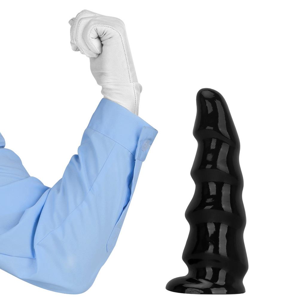 Black PVC Dildo Simulated Penis Anal Plug with Suction Cup Fisting Sex Toy Strap on Cock Big Dick Realistic Cock