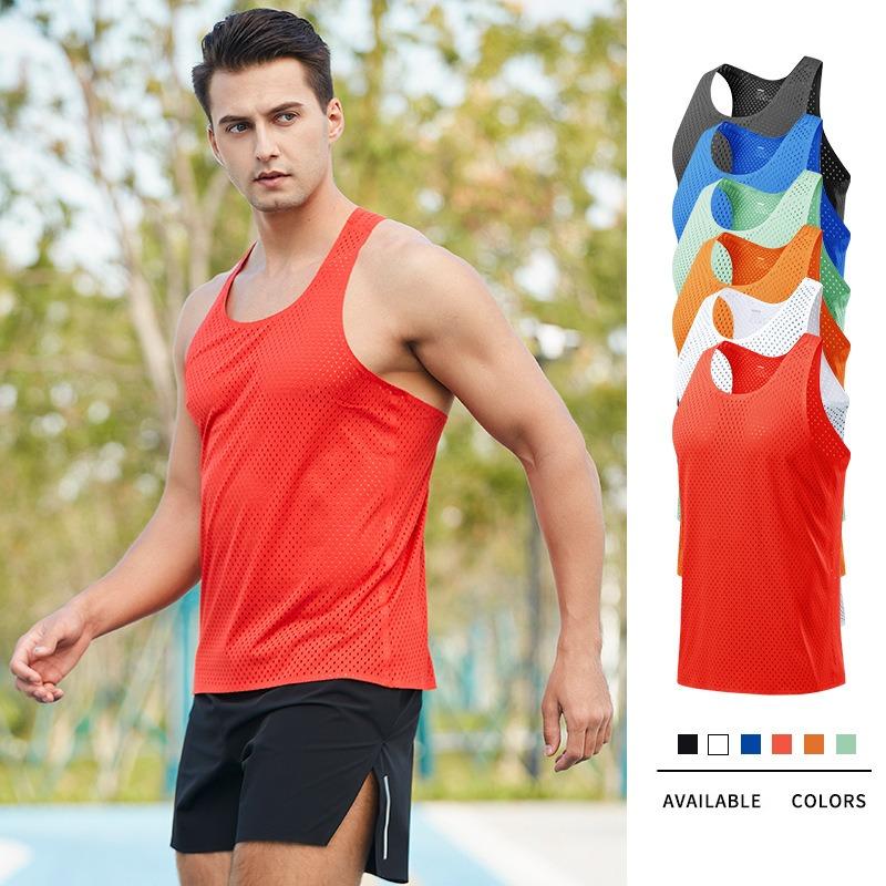 Men's Running Sports Track and Field Cross-country Training Lightweight Quick-dry Vest