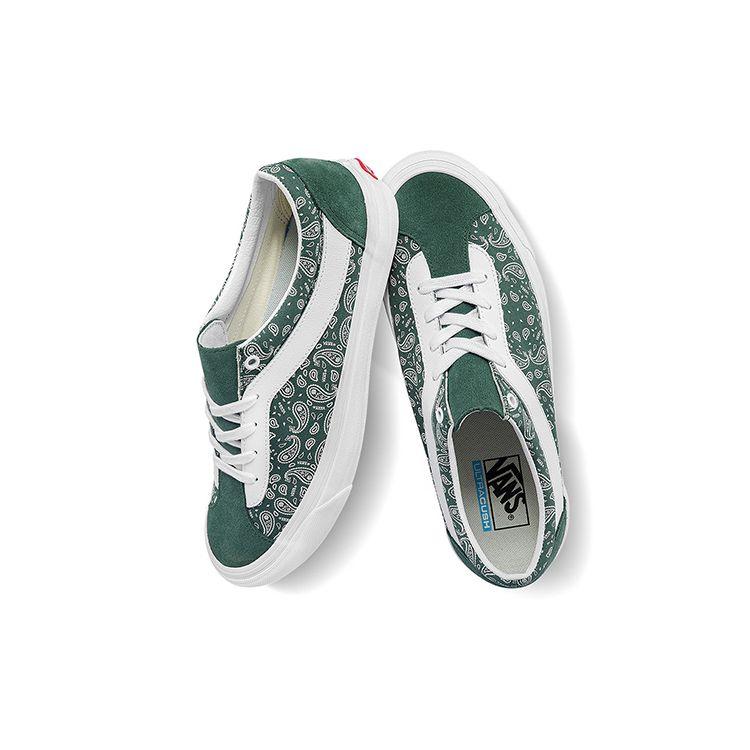 Vans Bold Ni Bandana - Jungle Green Unisex Sneakers True-White VN0A5DYA8GR