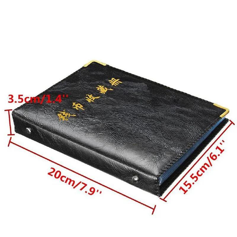 Fashion 480Coins Storage Book Commemorative Coin Collection Album Holders Volume Folder Hold Multi-Color Empty