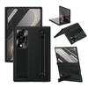 Plating Leather Phone Case For Samsung Galaxy Z Fold 8 Wide 7 6 5 4 TriFold Luxury Hidden Bracket Cover with Pen Slot & S Pen Screen Protector Film