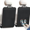 Waterproof Car Seat Back Protector & Storage Organizer with Mesh Pocket for Kids