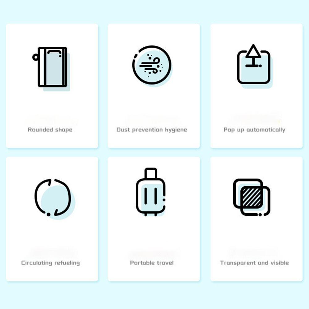 Press-on Floss Stick Storage Box Creative Floss Dispenser Easy To Use Mini Teeth Stick Case Hotel