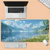 Brand Xl Gaming Mouse Pad Iron Art Desk Mat NonSlip Washable Rubber Backing Thick Dynamic Art Pc Keyboard Office Study