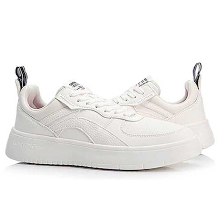 New LiNing Wave Superwave Lightweight Shock Absorbers Low Top Skateboard Shoes Men's White AGCN121-1