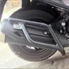 Haojue AFR125 Exhaust Crash Bars Bumper Kit HJ125T-27: Front & Rear Guards