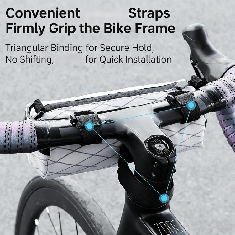 Waterproof Road Bike Handlebar Bag Bicycles Front Bag Light Weight Cycling Front Bag for Mountain Bikes, Motorcycles