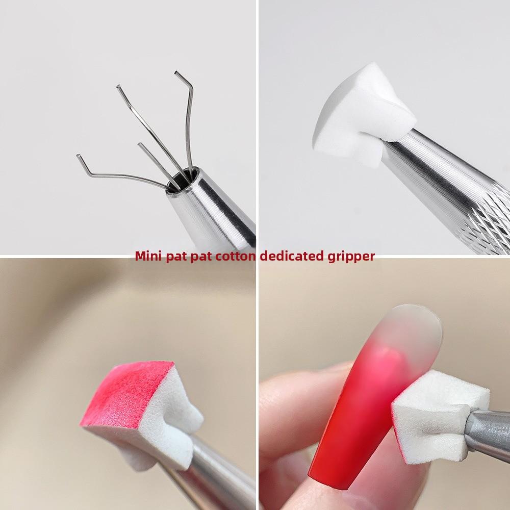 50/150pcs Sponge Gradient Nail Art Stamper Tools Gel Polish Gradient Sponge Brush Glitter Powder Dotting Pen For Manicure Tools