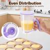 900/1000 ML Pancake Batter Dispenser Handheld Waffles Batter Separator Multi-purpose Baking Funnel for Pancake Crepes Cupcake