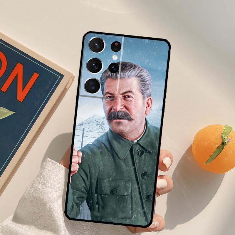 Stalin Phone Case For Samsung Galaxy S24 S25 S26 Ultra S20 S21 S22 S23 Plus S10 S25 FE Back Cover