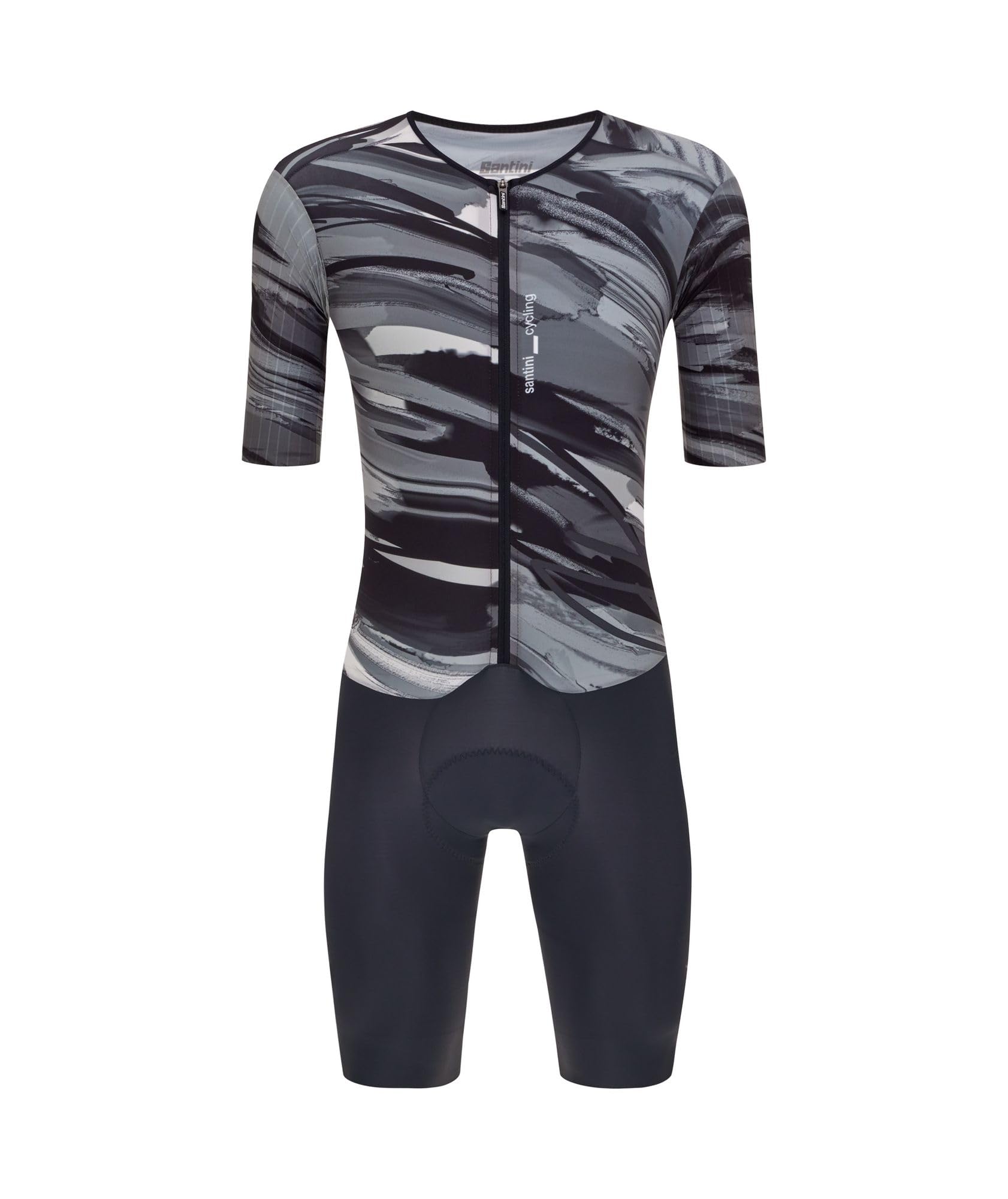 

Santini MADSS V2 Велосипедный Аэро Легкий и с C3 Седло Бедро и Спина Асфальтово-серый 5S851YC3MADSSV2 Мужской Комбинезон, Дышащий, Вкладыш, Фиксаторы, Карман,