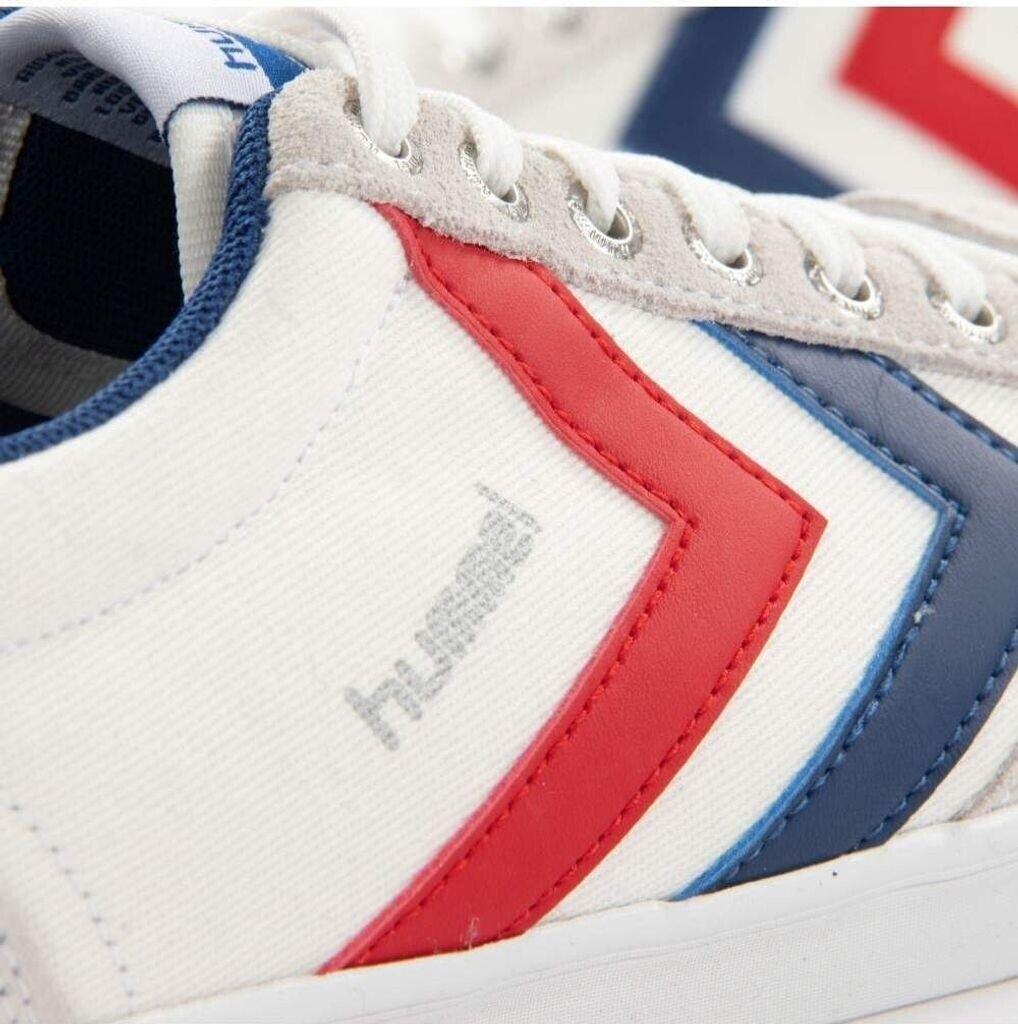 Кроссовки Hummel Slimmer Stadil Low Canvas белые/синие/красные/зеленые