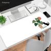 Large Mouse Mat Green Leaves Cat Mousepad Big Cute Mousepads X Office Rubber Keyboard Mats Desk Pad Overlock Mouse Pads