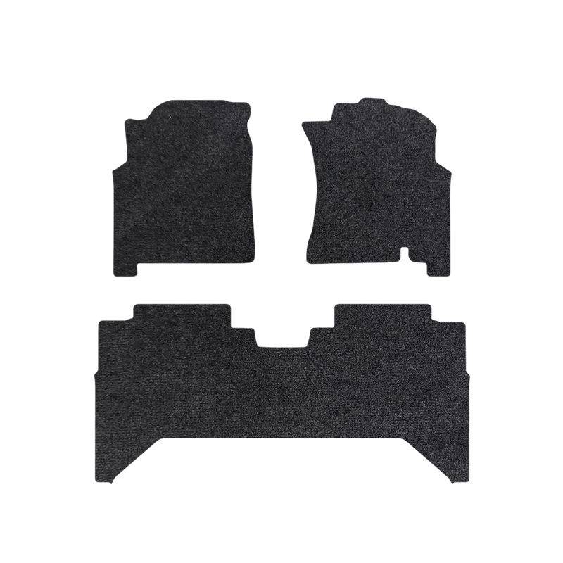 Black Wear-Resistant Velour Floor Mats for JAC T6 (2018-2024) - Custom Fit, In Stock