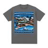 Bombardino Crocodilo Funny Crocodile Plane Bomber Meme T Shirts for Unisex Women Summer Pop Fashion Trend Oversized Cotton Tshirt
